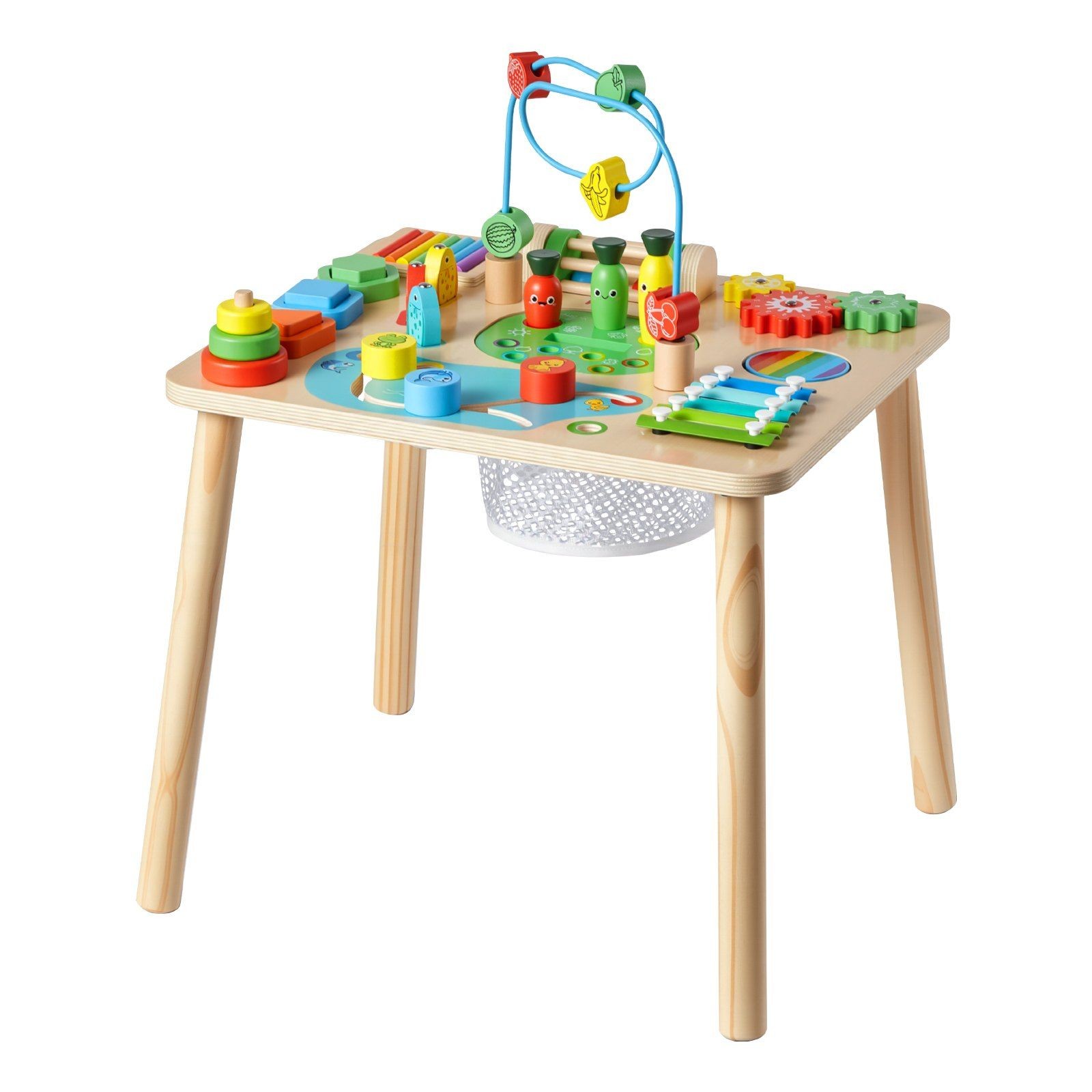 13in1 Wooden Montessori Activity Table Ages 1-3 Years Children for
