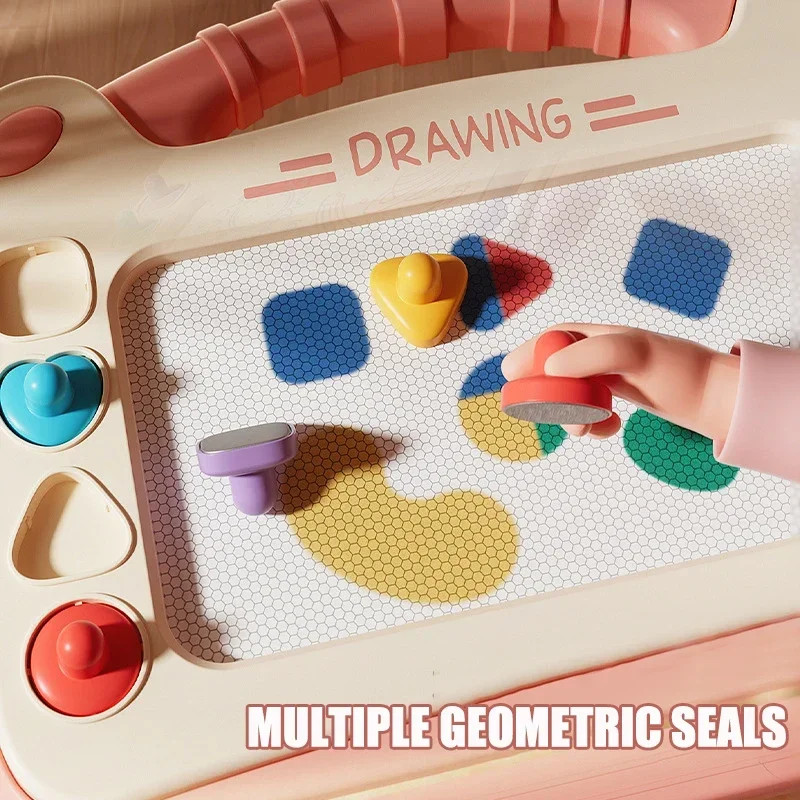 New Cartoon Magnetic Drawing Board Montessori Kids Toy Fast Shipping