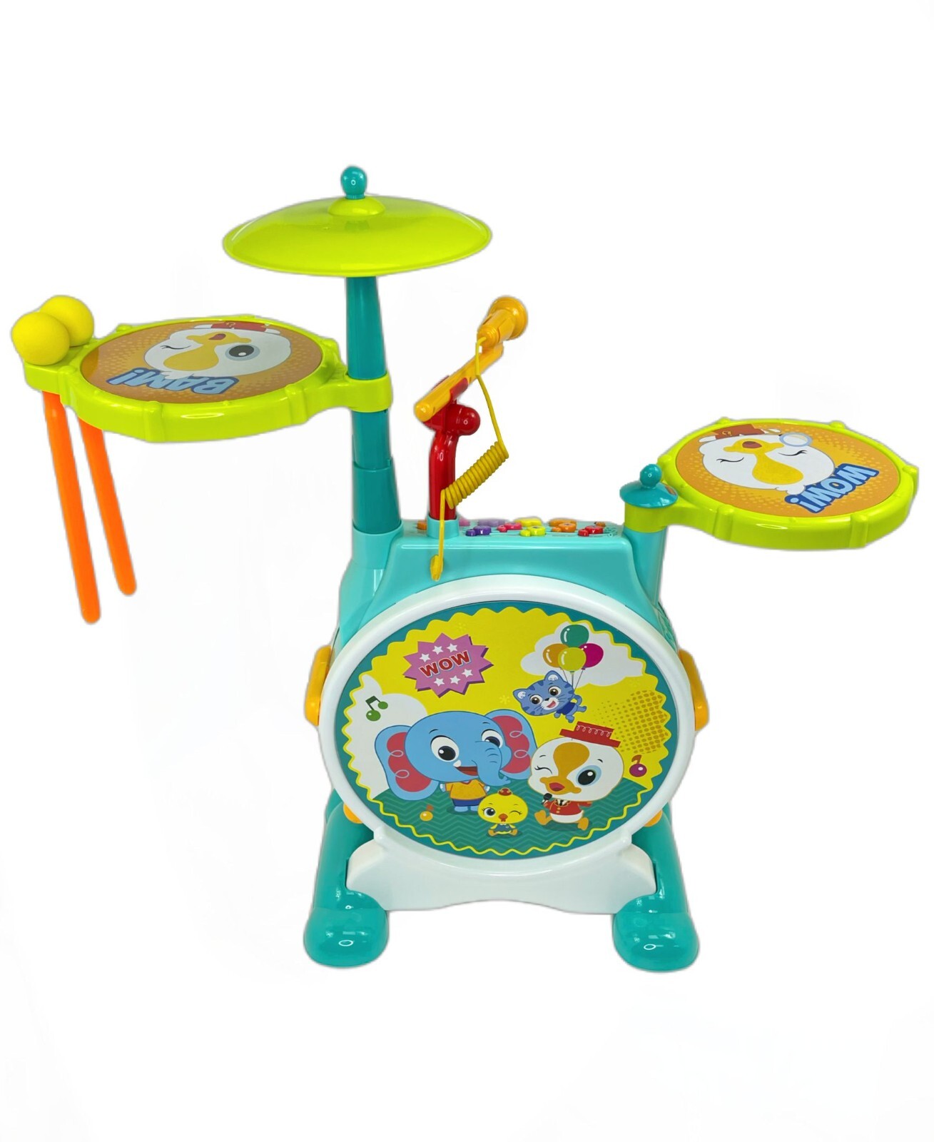 Kids Toddler First Electric Drum kit Set With Mic And Seat CHILDREN MUSICAL TOY