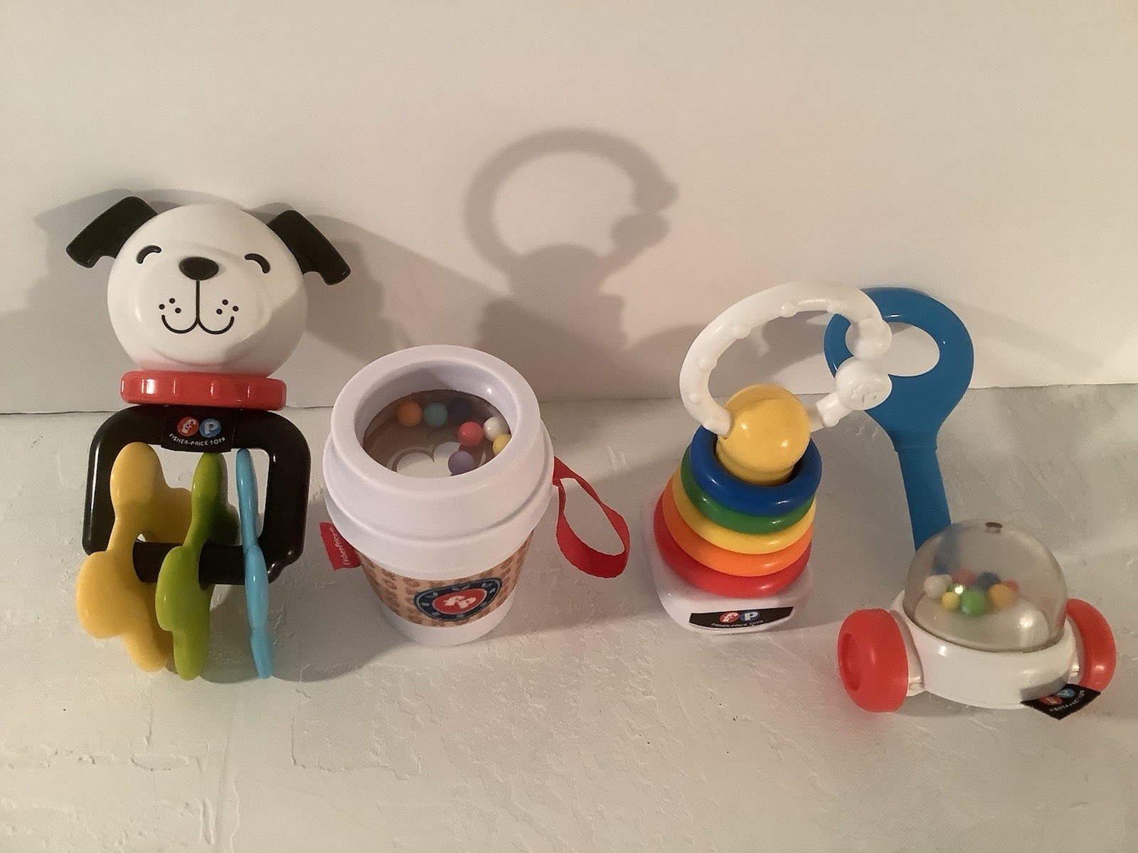 Fisher Price Classic Toy Mini Replicas Baby Crib Toys Starbucks Corn Popper