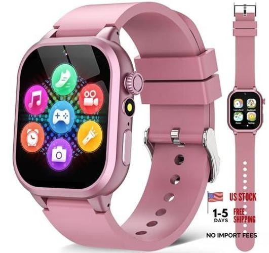 Kids Smart Watches for Girls Boys Toys Ages 4-12 with 30+ Games – Rose Gold