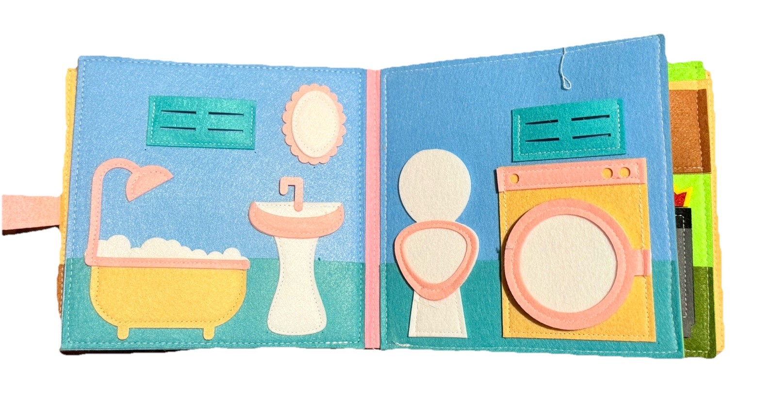 Felt Book / Busy Book for Toddlers – Interactive Pretend Play & Learning Toy