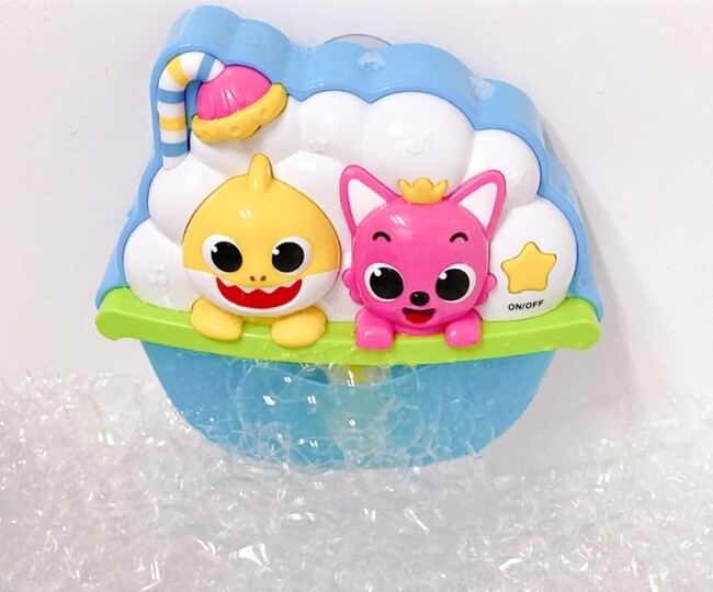 Pinkfong Baby Shark Melody Bubble Toy Bath Play For Baby Korean 3 Songs