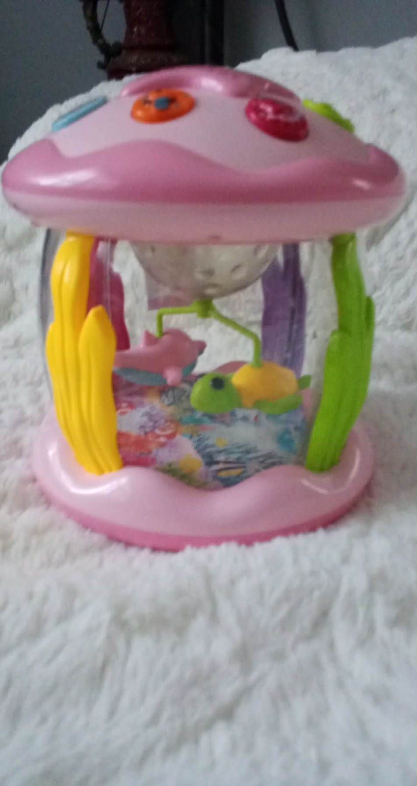 Baby Girl Toys 6-12 Months: Babies Ocean Rotating Light up Musical Toys 12-18 Mo