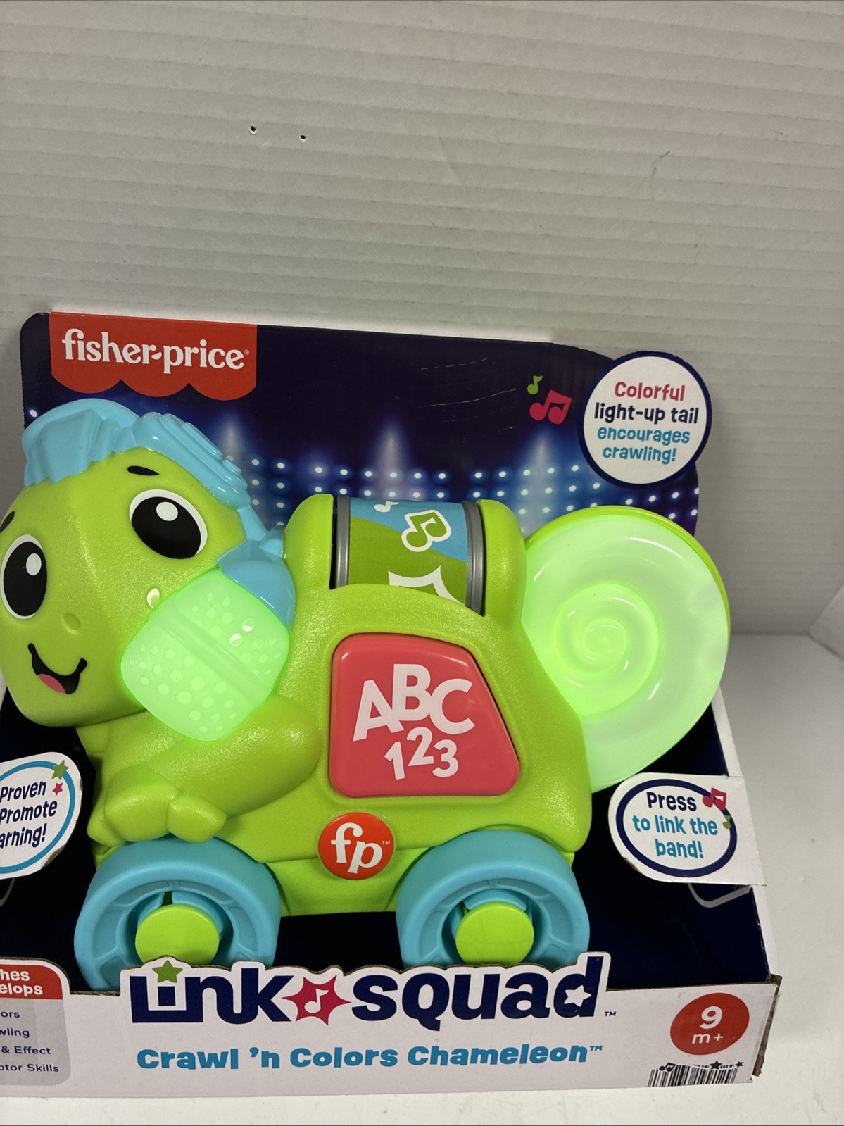 Fisher Price Link Squad Crawl n Colors Chameleon Interactive Learning Toy