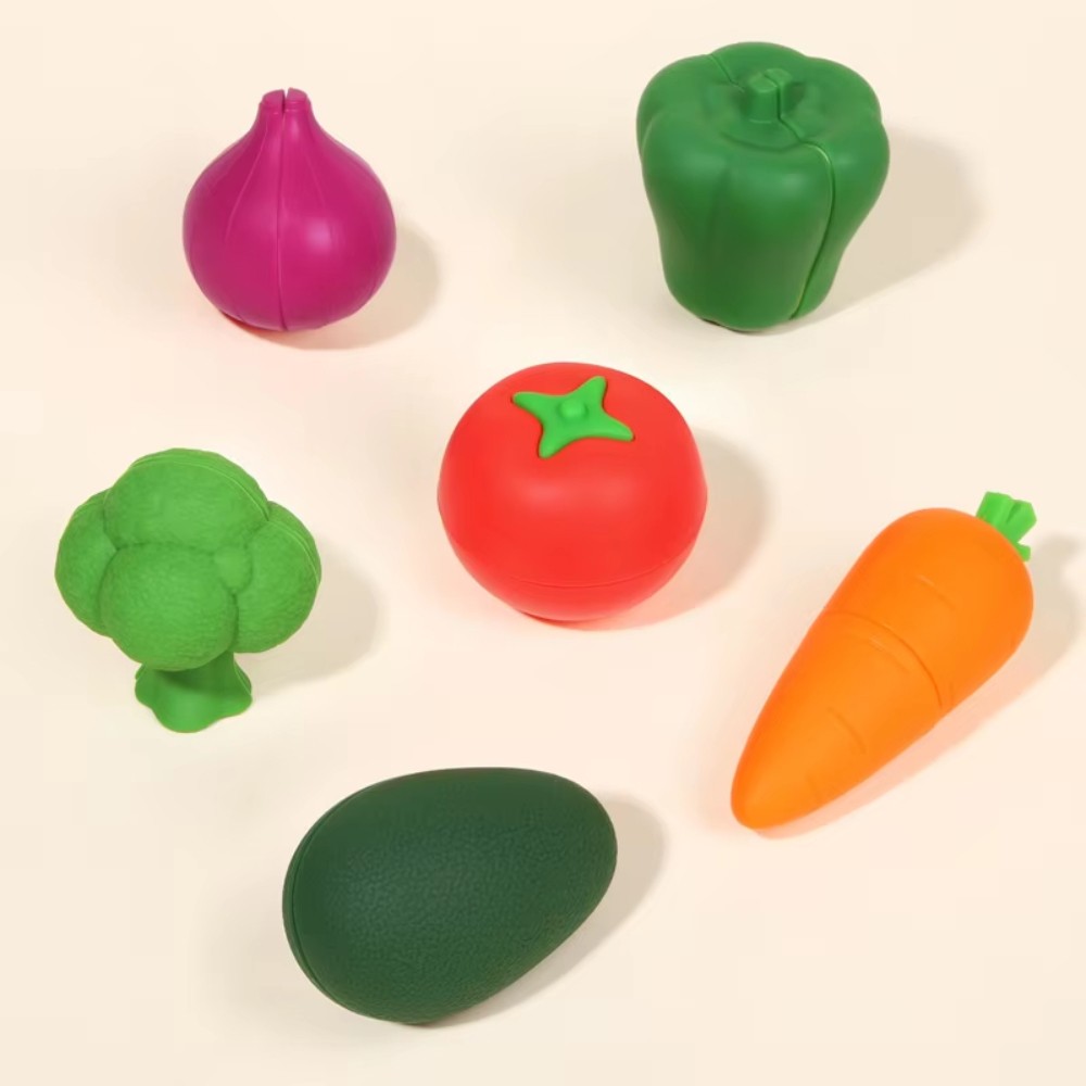 1x Safe Food-Grade Magnetic Cutting Toy fits Toddler Pretend Fruit & Veggie Play