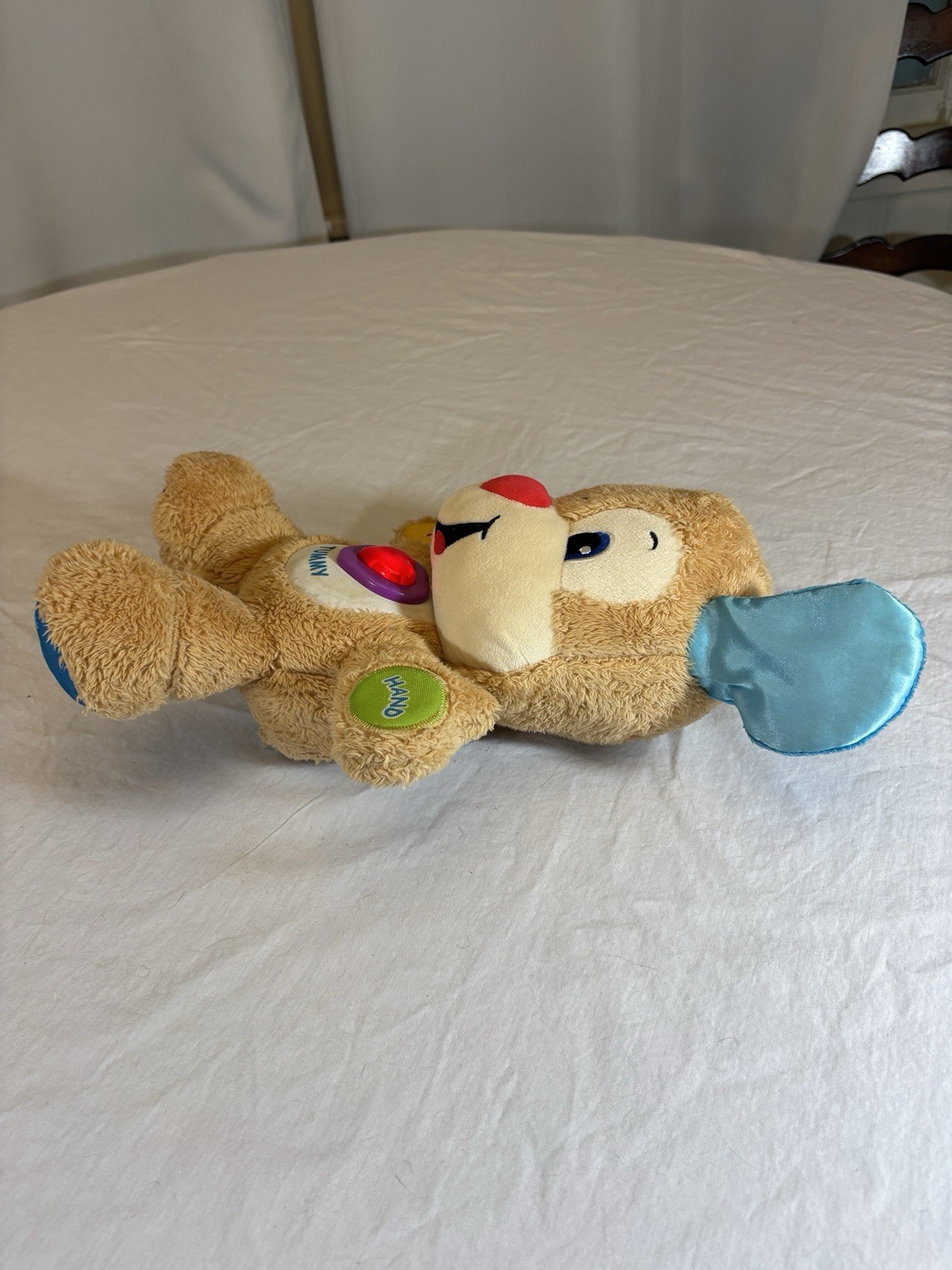 Fisher Price Smart Stages Plush Puppy Dog Laugh and Learn Interactive Toy Works