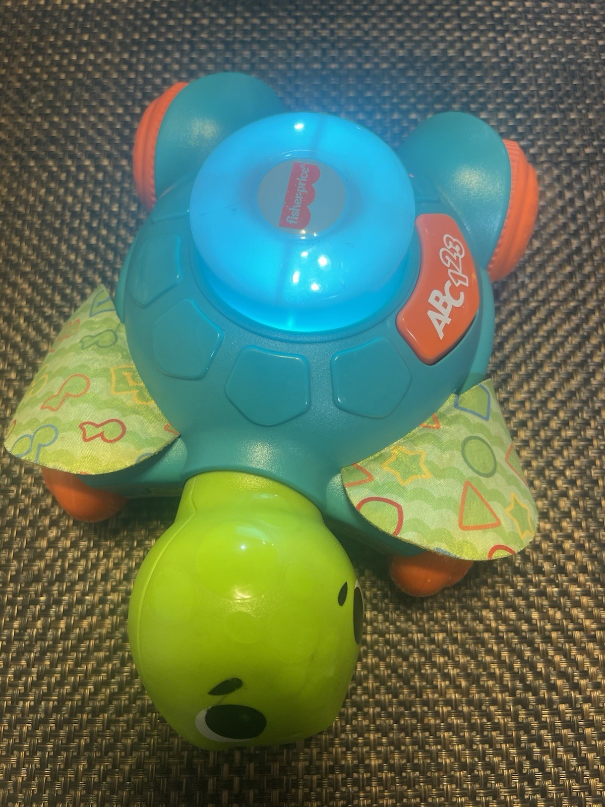 Fisher Price Linkimals Sea Turtle Sit-to-Crawl Light-up Musical Push ‘n Go