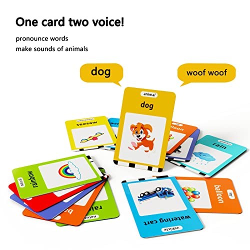 Audible Learning Toy with Music for 520 Sight Words English + 4 songs Cyan