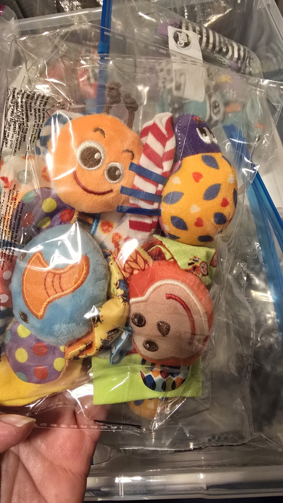 Baby Wrist Rattle Socks and Foot Finder Set, Perfect Baby Toys for 0-12 Months N