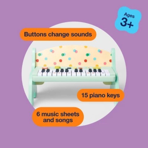 Piano – Gigglescape: Musical Toy for Toddlers, Plays Music, Ages 3+, Includes