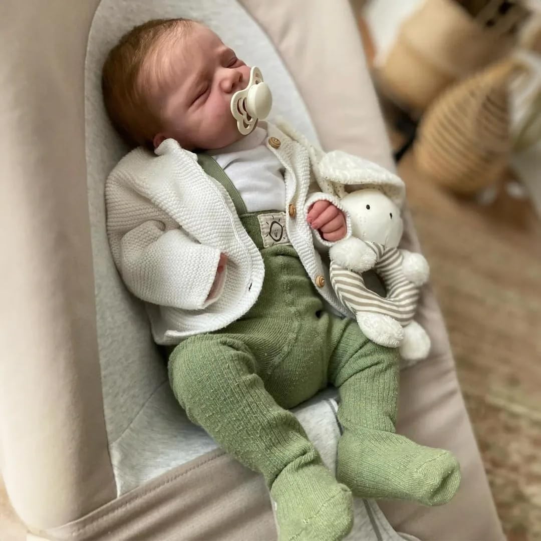 Anano Reborn Baby Dolls Full Body-18 in Realistic Doll Boy, White