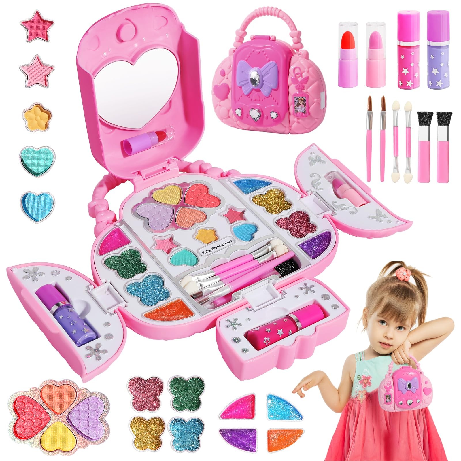 Toys For Girls Beauty Set Make Up Kids 3 4 5 6 7 8 Years Age Old Cool Gift Xmas
