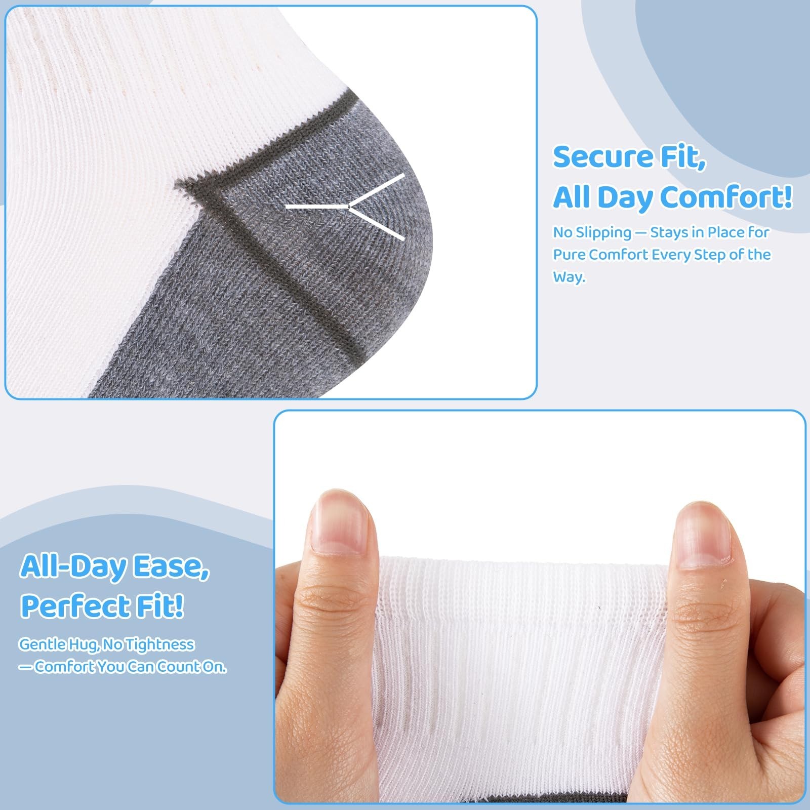30 Pairs Ankle Socks For Little Boys 4-12 Years Old | Thin, Breathable Athlet…