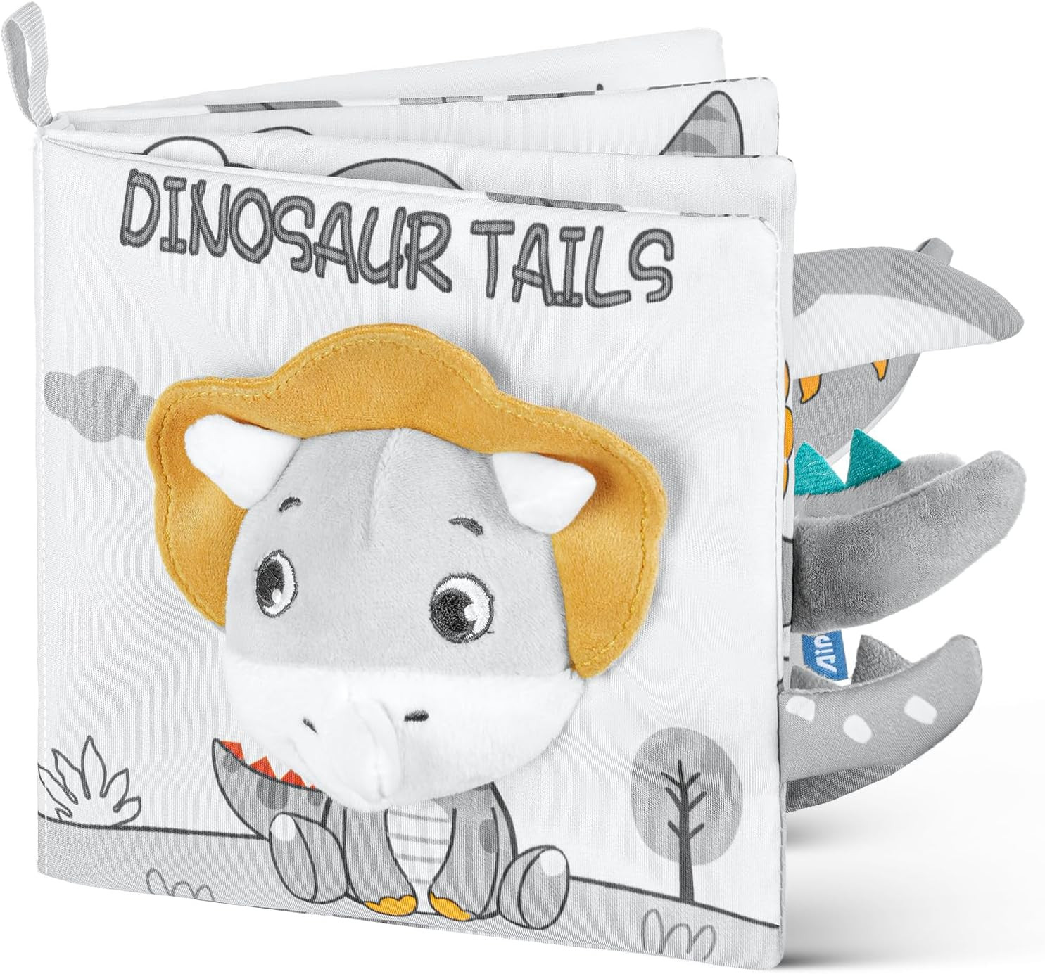 Soft Baby Crinkle Book, Touch & Feel Sensory Toy for Babies 0-6 Months