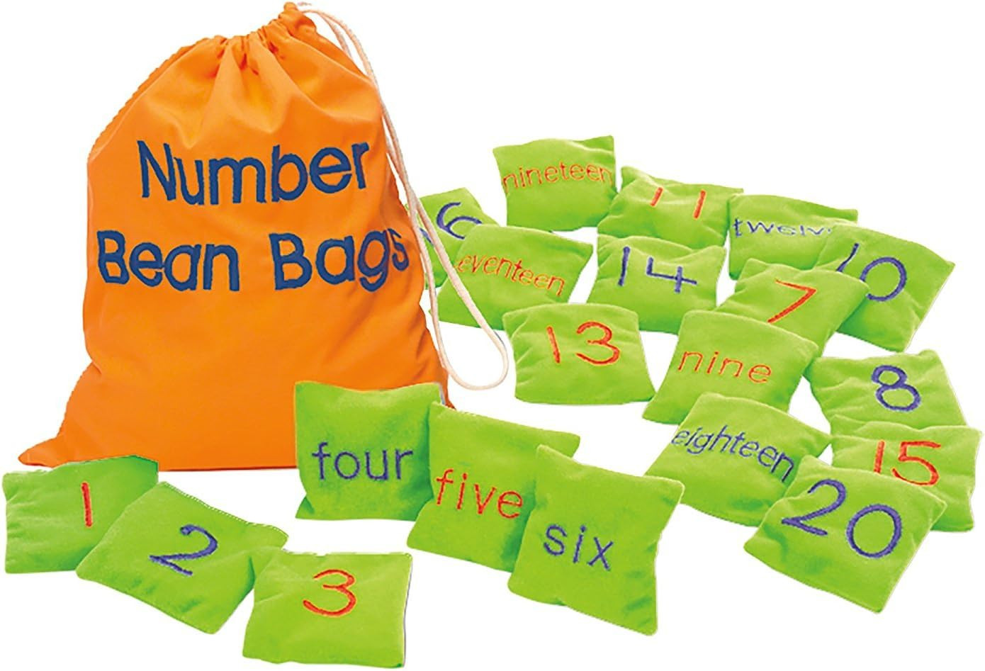 Number Beanbags, Learn Numbers, Toddler Learning Toy, Preschool Kindergarten Cla