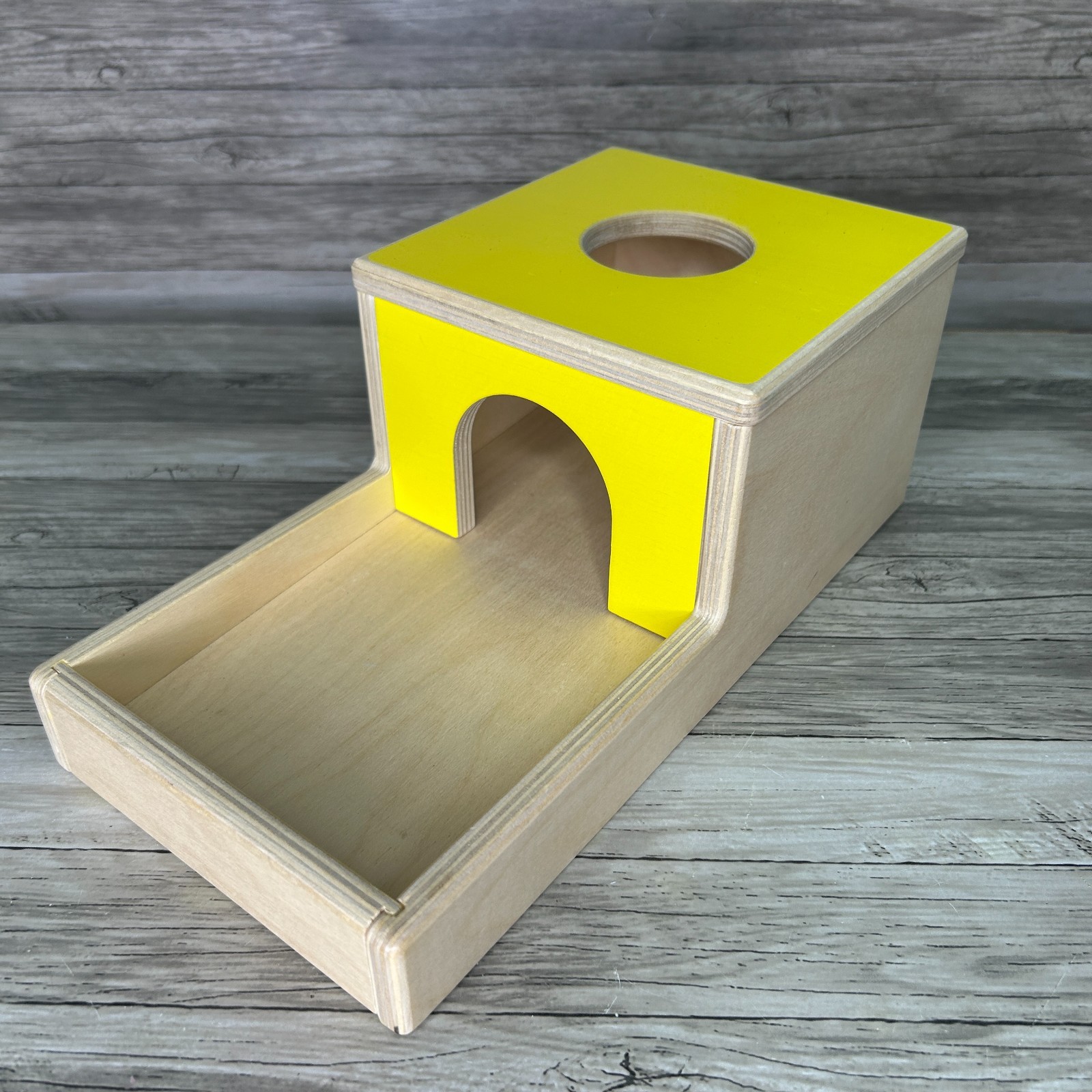 Lovevery Ball Drop Box Wooden Baby Toy Montessori NO BALL