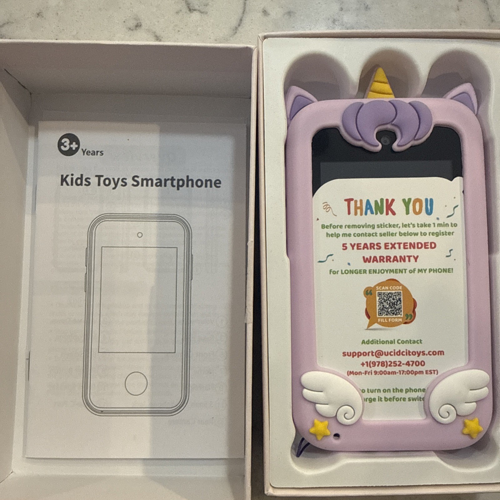 Kids Smart Phone Toys for Girls Ages 3-7 with Dual Camera – Toddler Phone Toy…