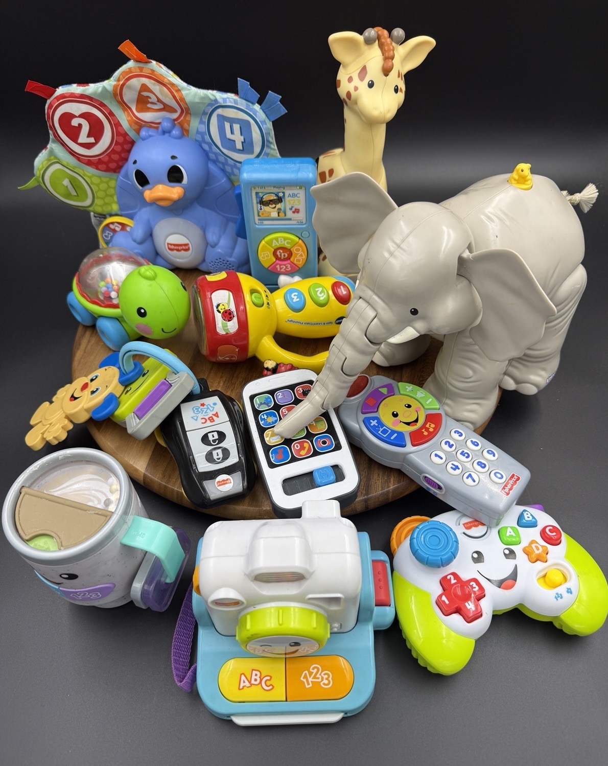 VTech/Fisher Price Toddler & Baby Toy Lot Imaginary Animal Device House 12 Piece