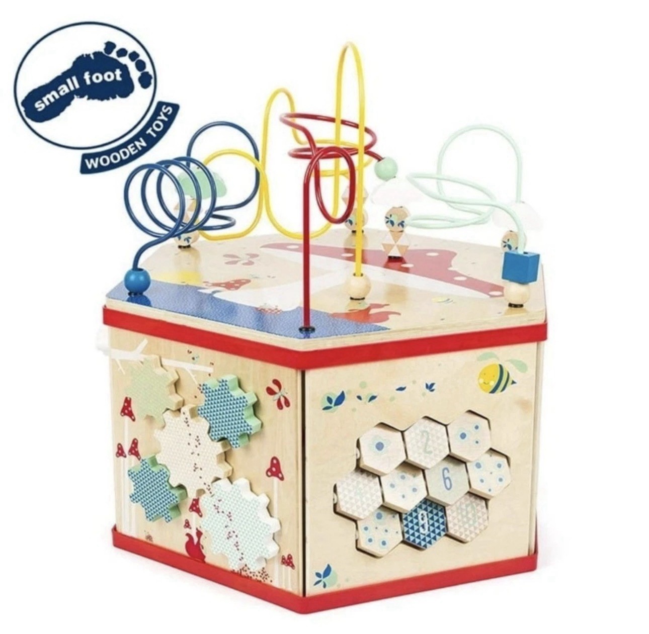 Small Foot XL Motor Skills Cube Move It Wooden Activity Toy Model 11051 NIB