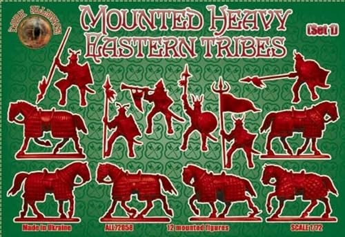 Dark Alliance 1/72 Eastern Tribe Heavy Knights 1/12 Figures 6 Poses Plastic