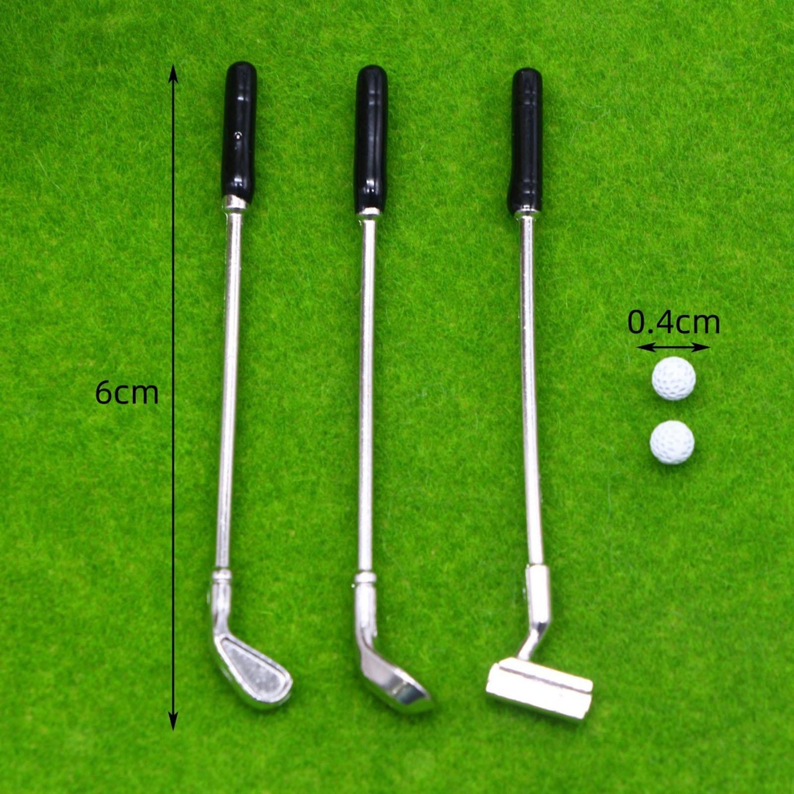 1/12 Miniature Golf Club Miniature Dollhouse Accessories