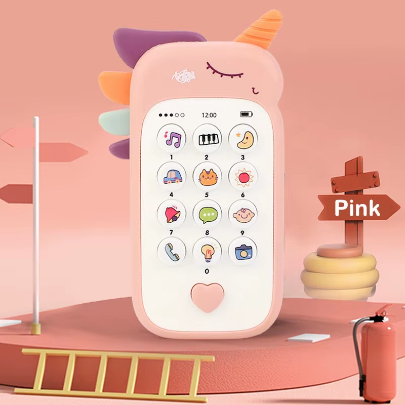 Baby Phone Toy Music Sound Teether Educational Infant Early Learning Gift