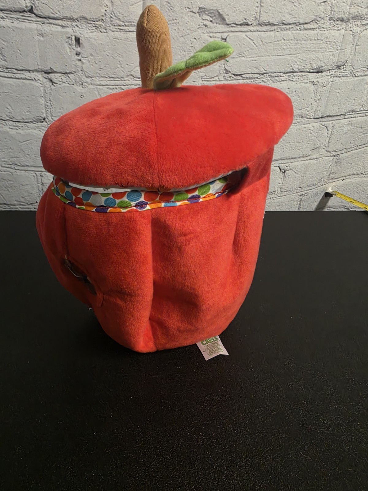 The Very Hungry Caterpillar Eric Carle Apple Plush Toy Baby Toddler Fruit