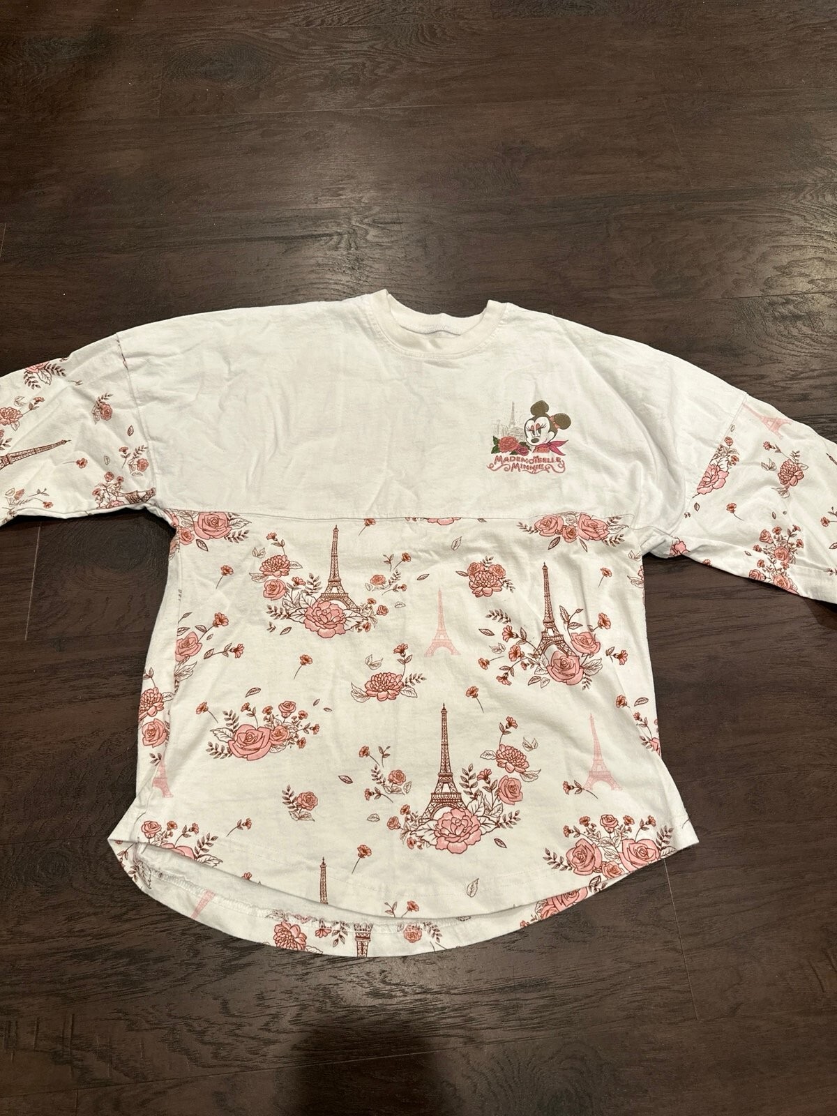 Disney World Epcot France Mademoiselle Minnie White Oh La La Spirit Jersey #112