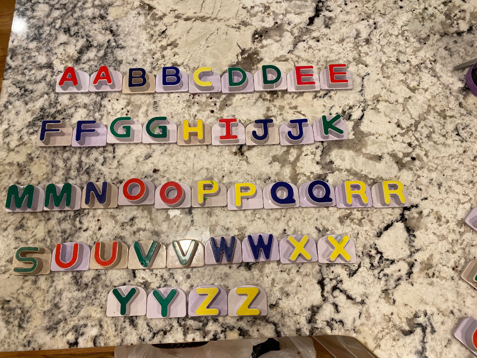 Lot Of 42 leap frog Fridge phonics Letter Magnetic Capital