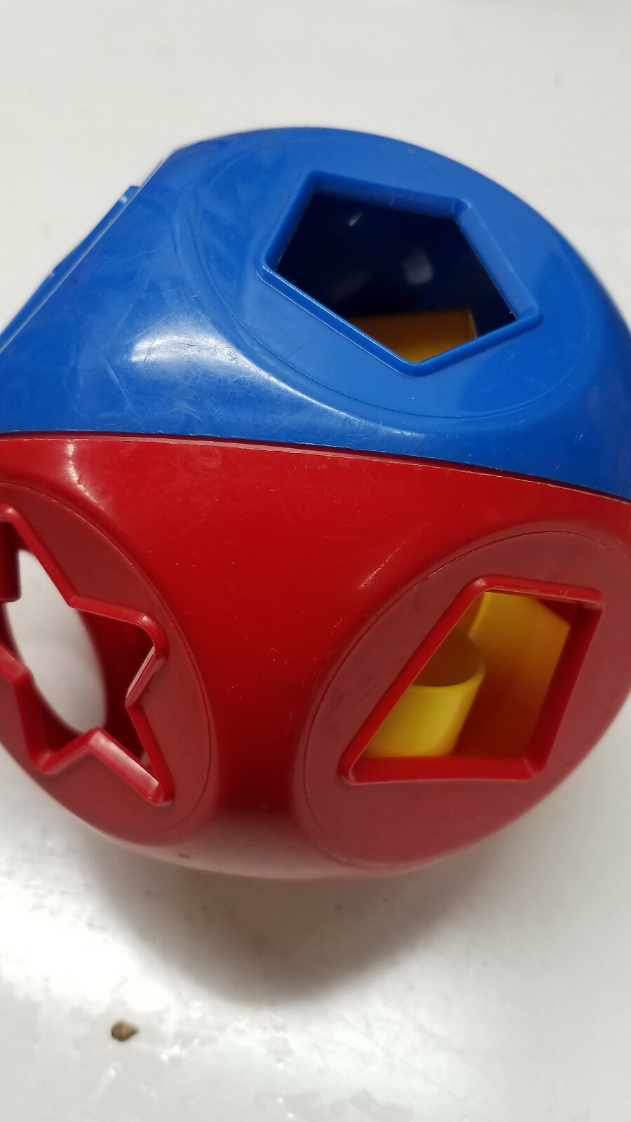 Vintage Tupperware SHAPE-O-BALL Classic Tupper Toys Shape Sorter 100% COMPLETE