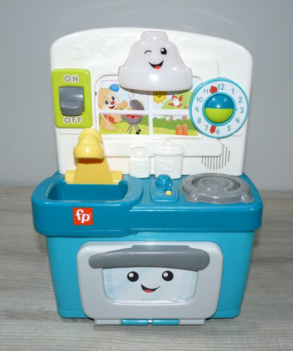 Fisher Price Laugh & Learn Kitchen Playset w/Music Lights & Accessories TESTED
