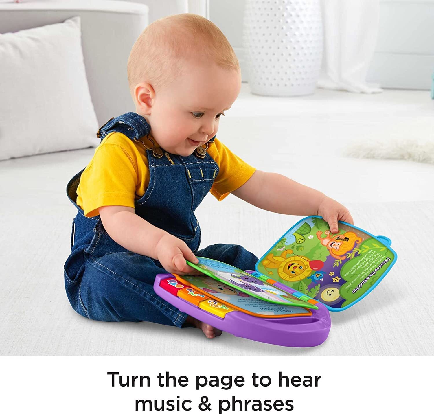 Fisher-Price Laugh & Learn Storybook Rhymes with Lights and Sounds CDH24 NEW
