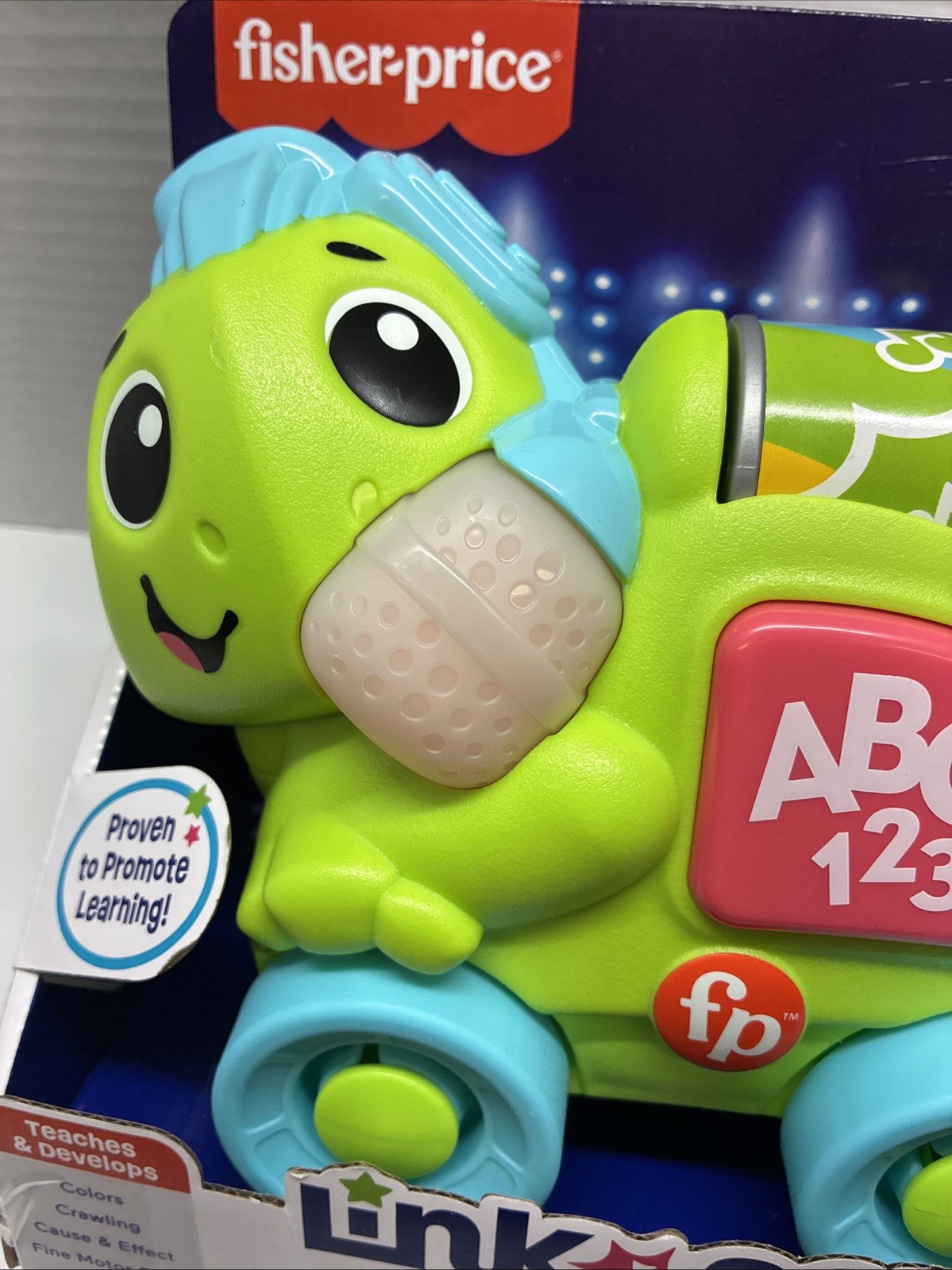 Fisher Price Link Squad Crawl n Colors Chameleon Interactive Learning Toy