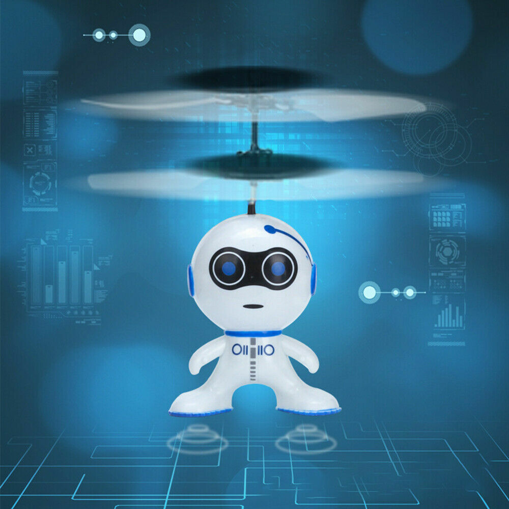 1-5PCS Electric Flying Robot Drone Toys Infrared Induction Astronaut Kids Toys