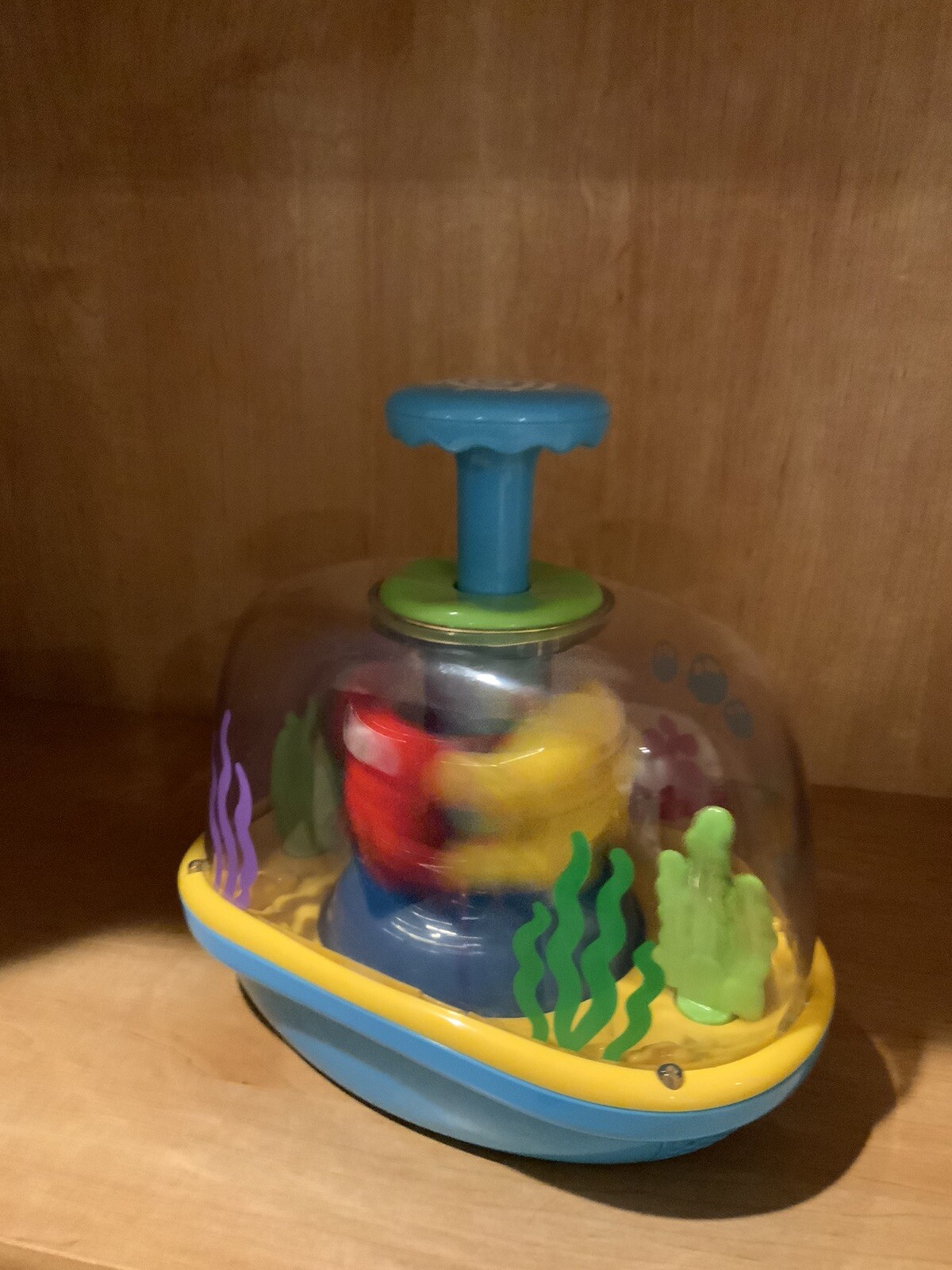 Vetch Fun Time Spinning & Popping Pals Baby Spinner Top Sea Animal Toy Toddler