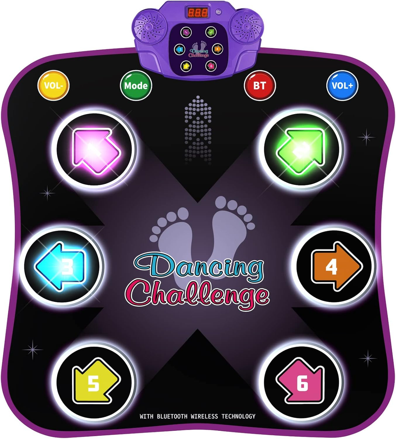 Dance Mat Toys for 3-12 Year Old Kids, Electronic Dance Pad