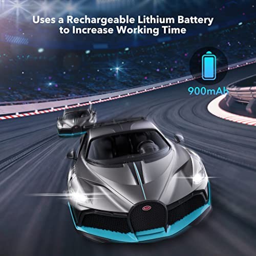 Remote Control Car, Bugatti Divo Scale Rc Cars 12Km/h, 2.4Ghz Licensed 1/12