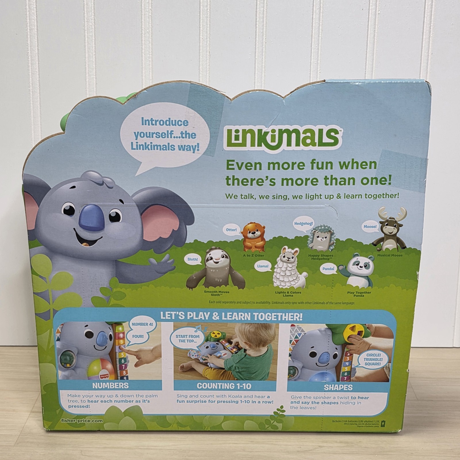 Fisher Price Counting Koala Linkimals- Plays Music & Lights Up New in Box