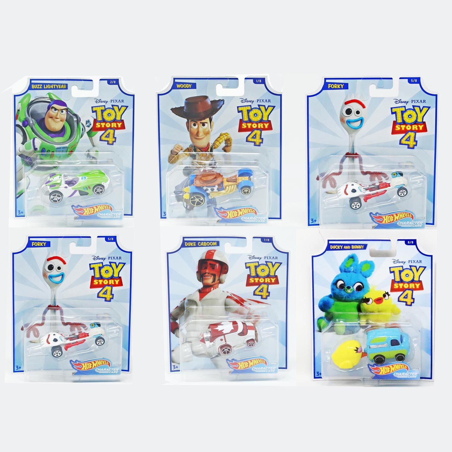 Hot Wheels Disney Pixar Toy Story Character Car, Choose Your Favorite Car! NEW