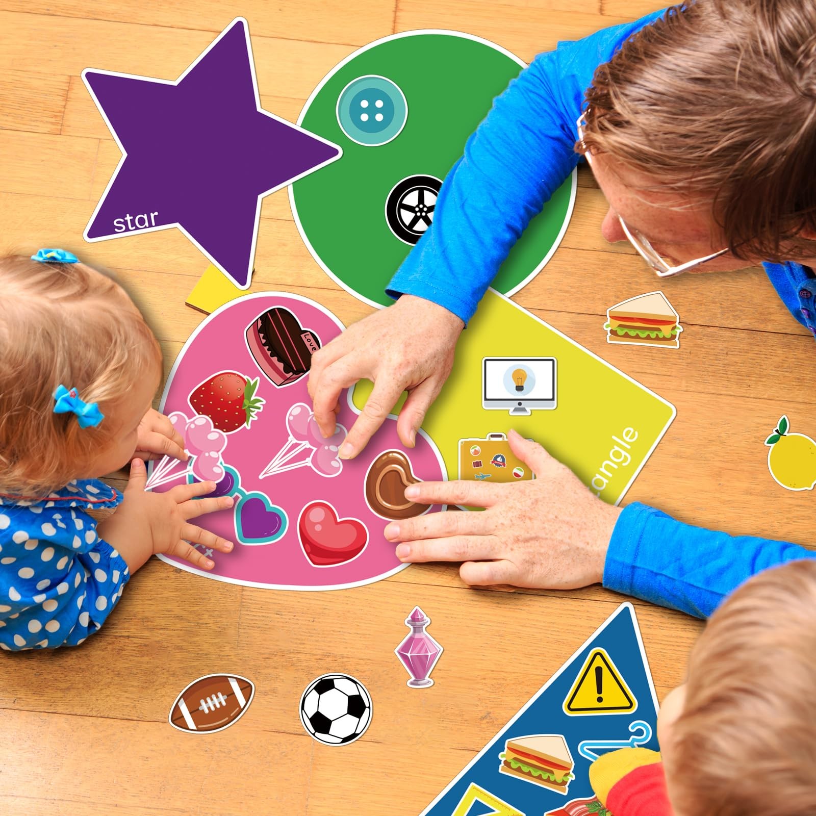 BelleAngle Shape Sorters for Toddlers, Puzzle and Small to Medium