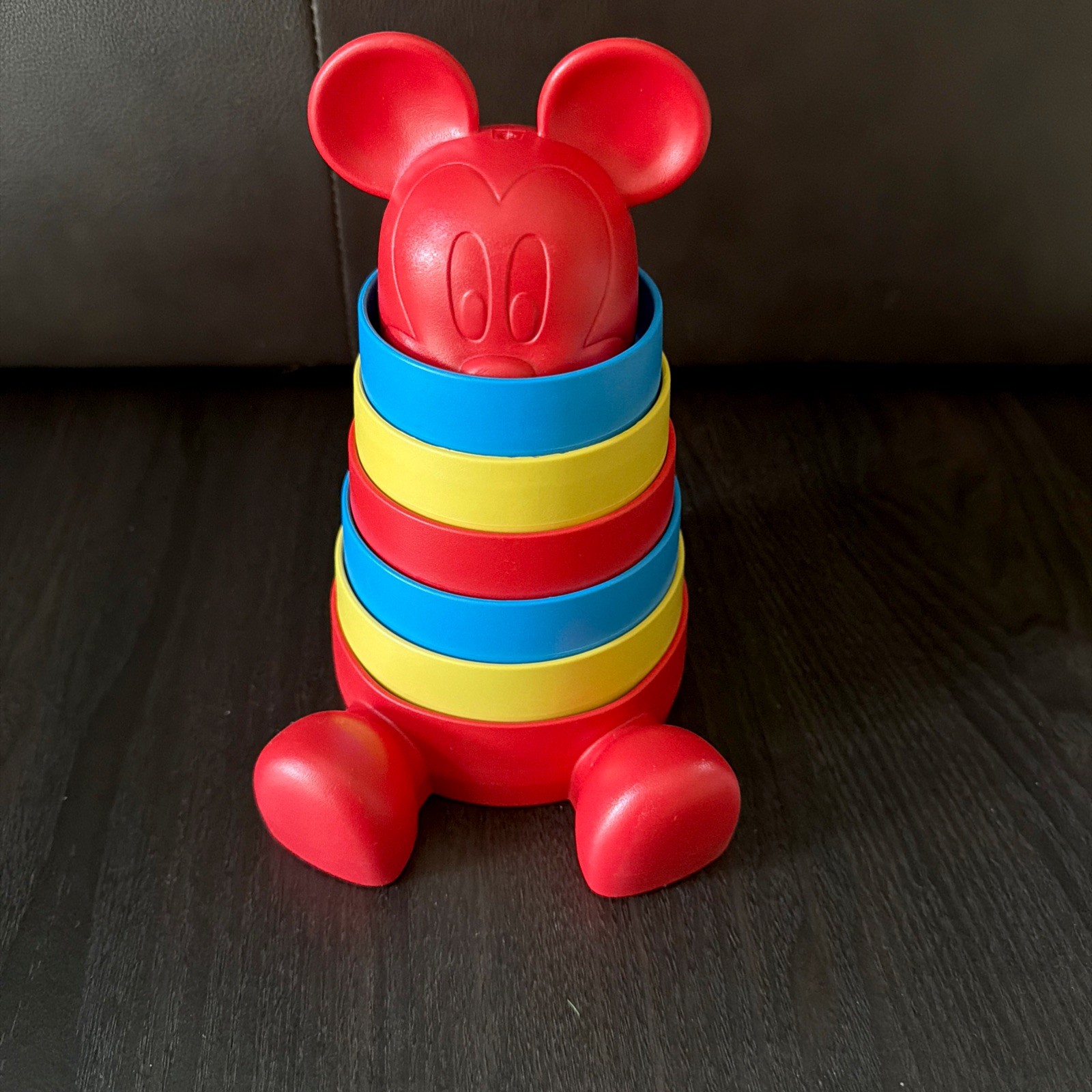 Disney Toy Stacker Mickey Mouse Baby Colorful Learning Development 6 Months +