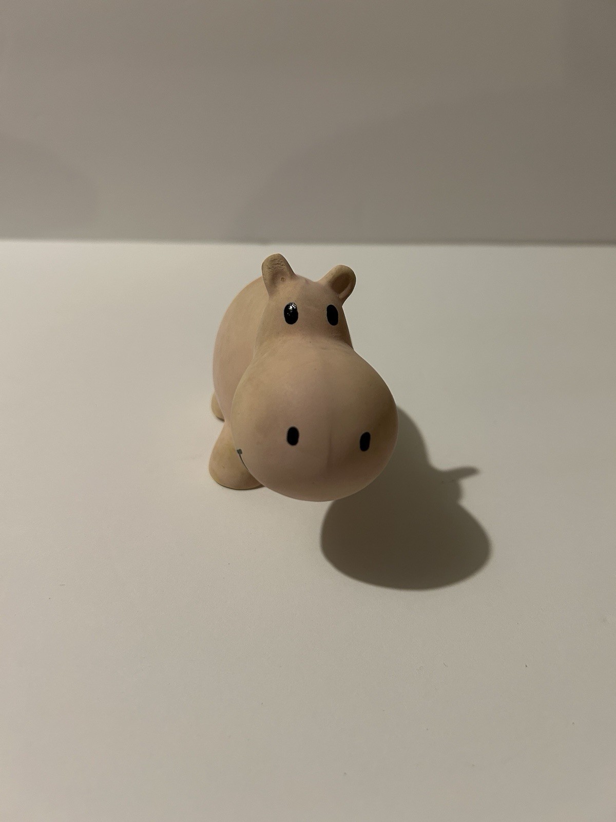 Tikiri My First Zoo Organic Natural Rubber Hippo Rattle Baby Toy