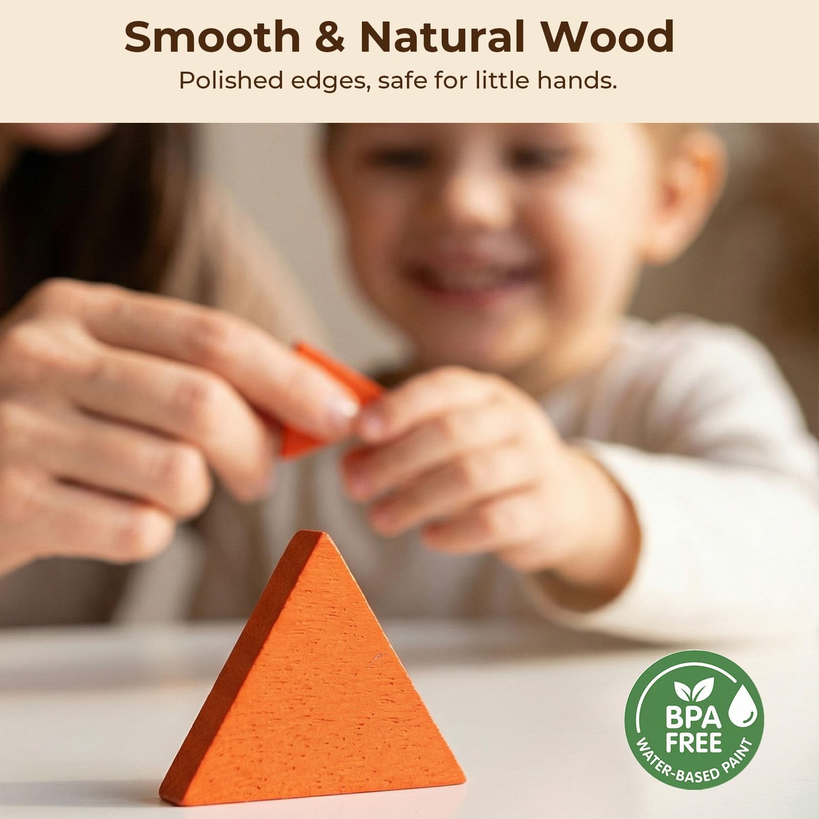 209 PCS Shapes Wooden Pattern Blocks for Kids, Geometric with Activity Cards …