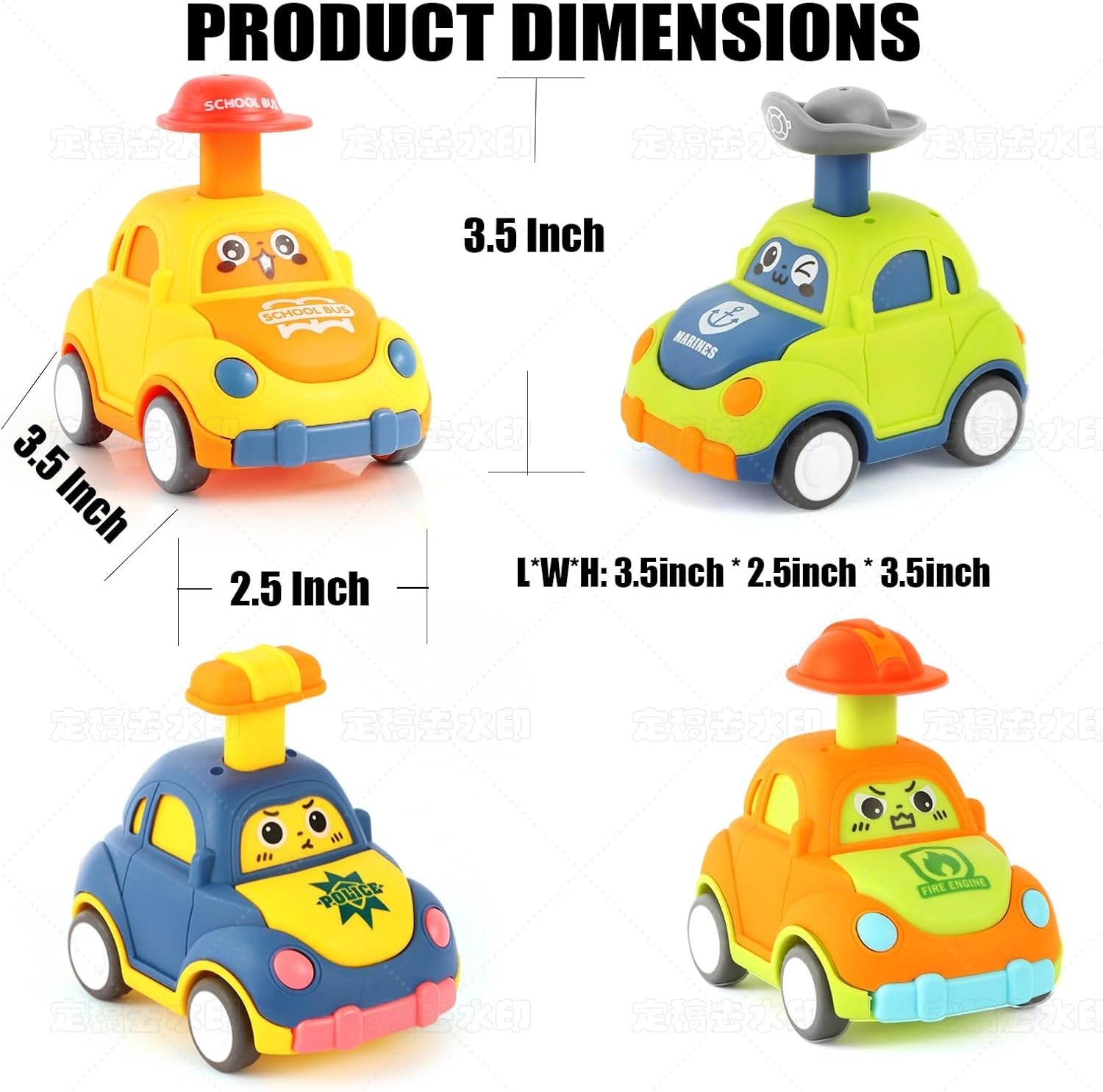 Car Toys for Toddlers 1-3 Old Boy Birthday Gift for Boys Girls 1-3 Pull Back…