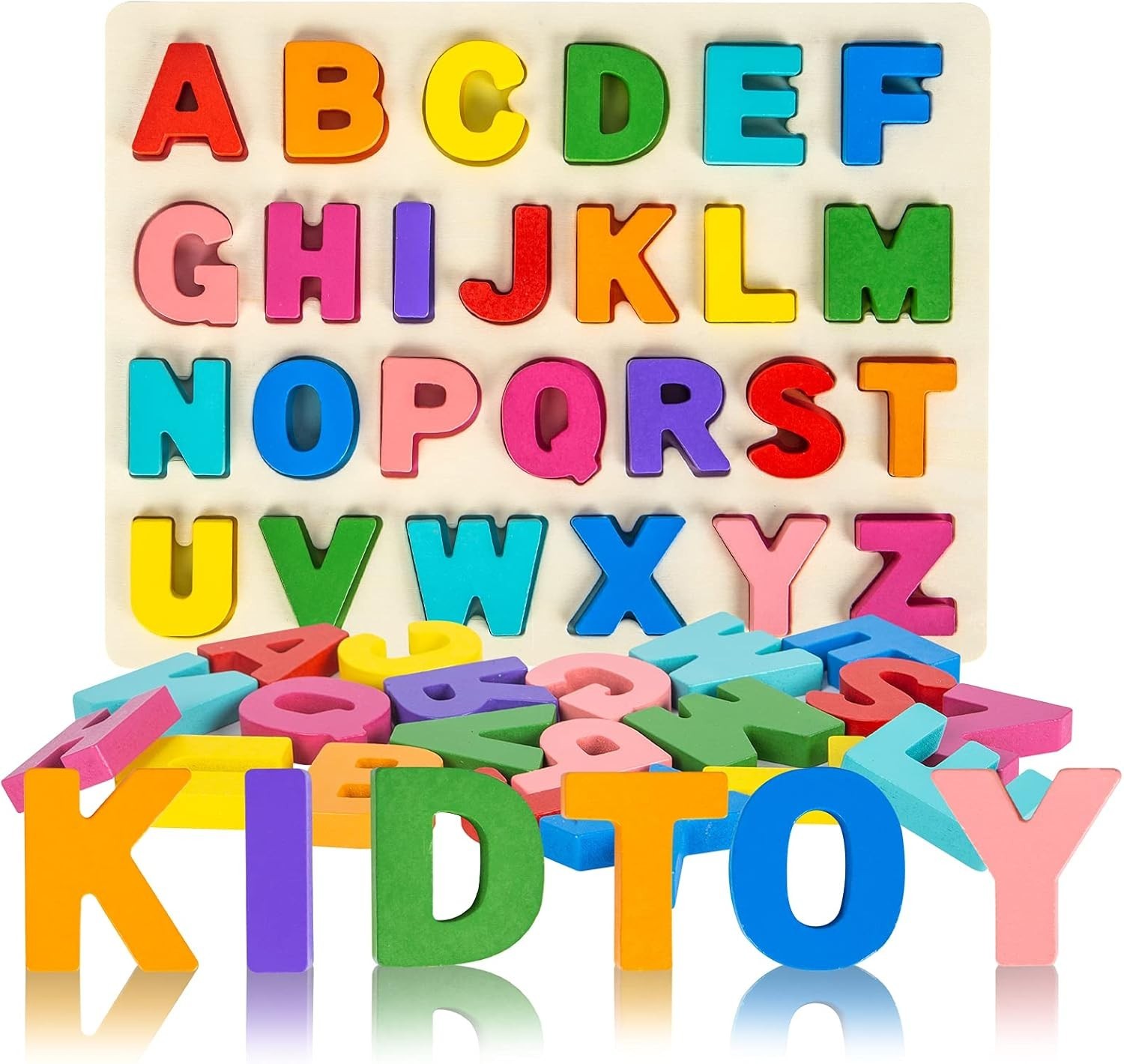Bright and Safe Alphabet Puzzle Toy for Toddlers – Develops Skills & Creativity