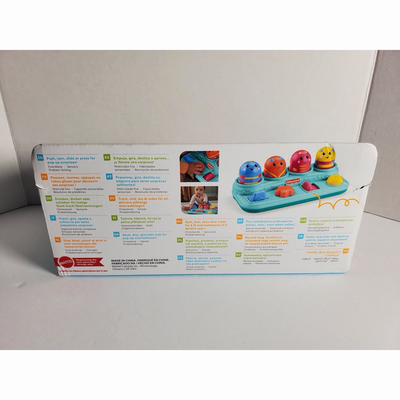 Kids Development Toy FISHER-PRICE Brilliant Boppin Activity Bugs Pop-Up Infant