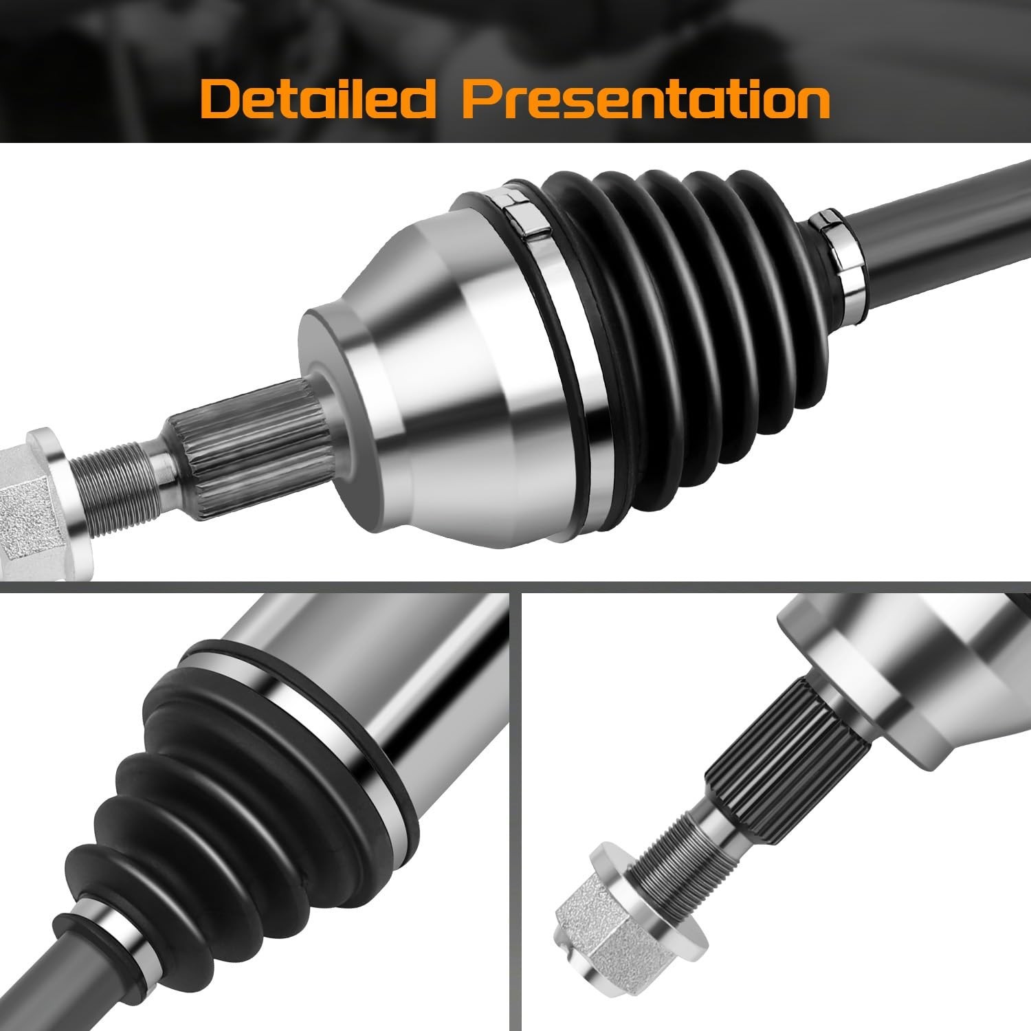 Front Left CV Axle Shaft Assembly Compatible with Ford F-150 2009-2014, Exped…