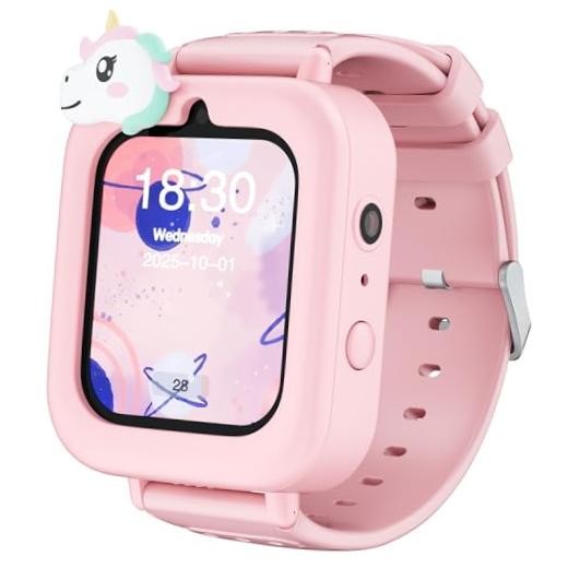 Smart Watch for Kids, Kids Smart Watches Girls, Digital Watch Preschool Pink