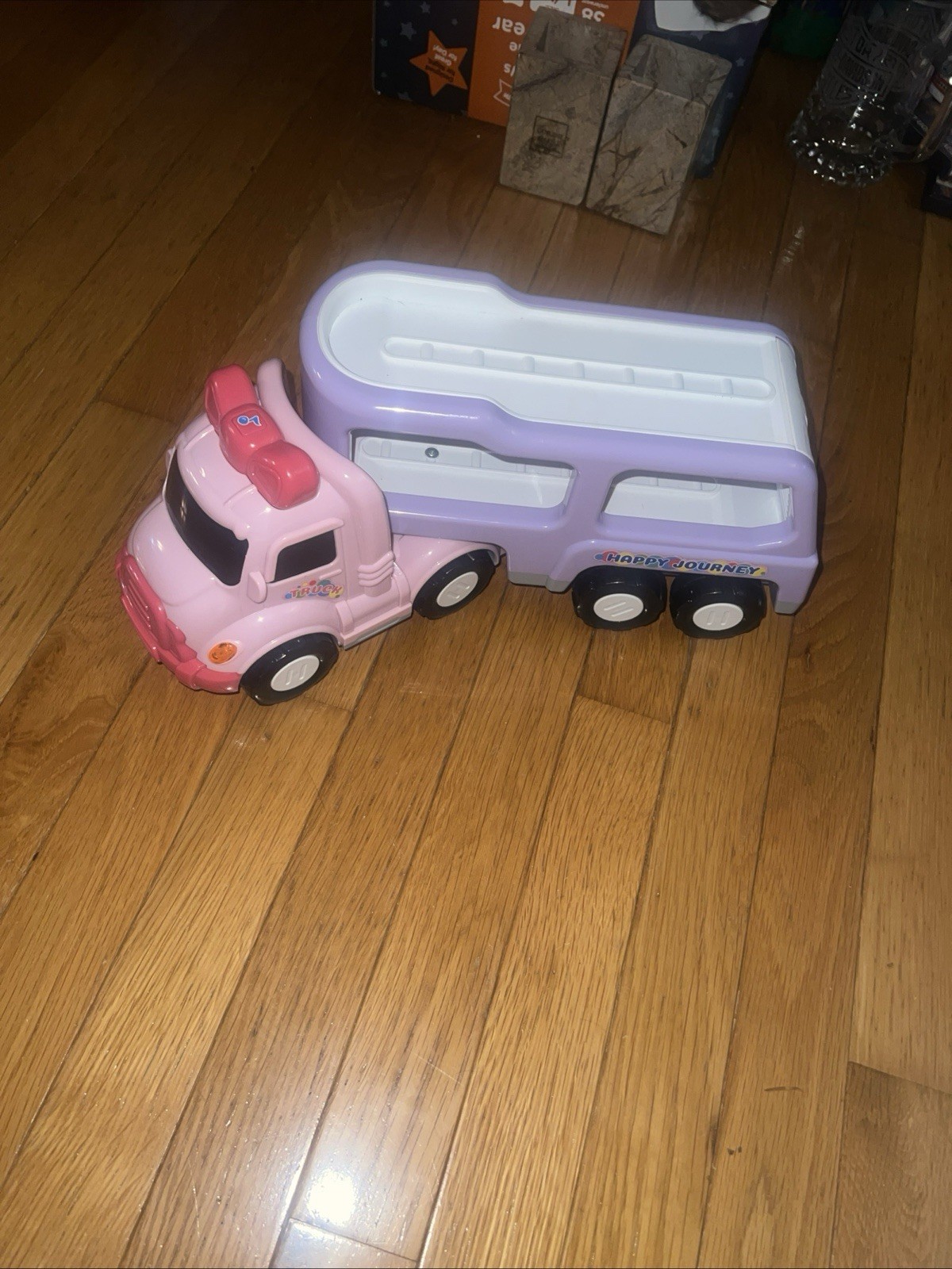 Music/Lights Carrier Truck Plays Differ. Songs Excellent Condition Labels Intact